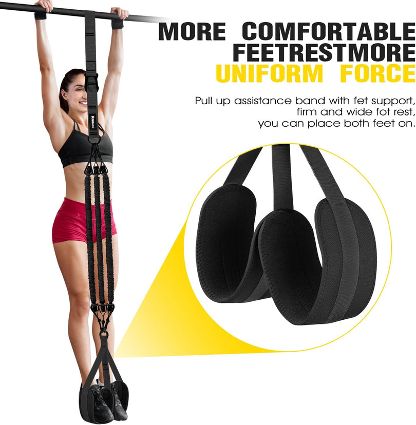 Pull-Up Assistance Resistance Bands Set – Strength Training & Full Body Workout