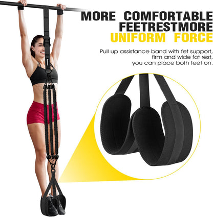 Pull-Up Assistance Resistance Bands Set – Strength Training & Full Body Workout