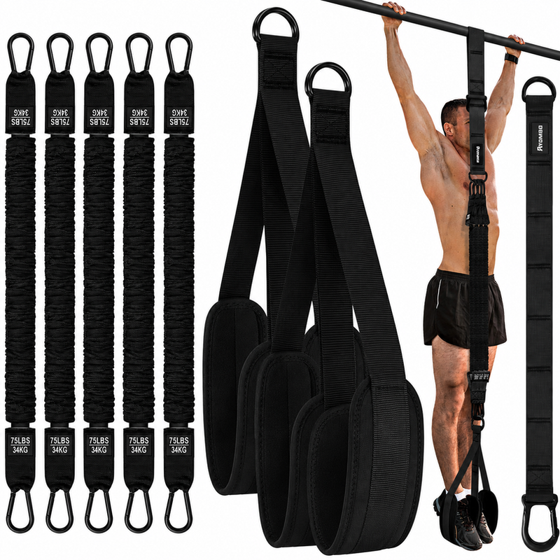 Pull-Up Assistance Resistance Bands Set – Strength Training & Full Body Workout
