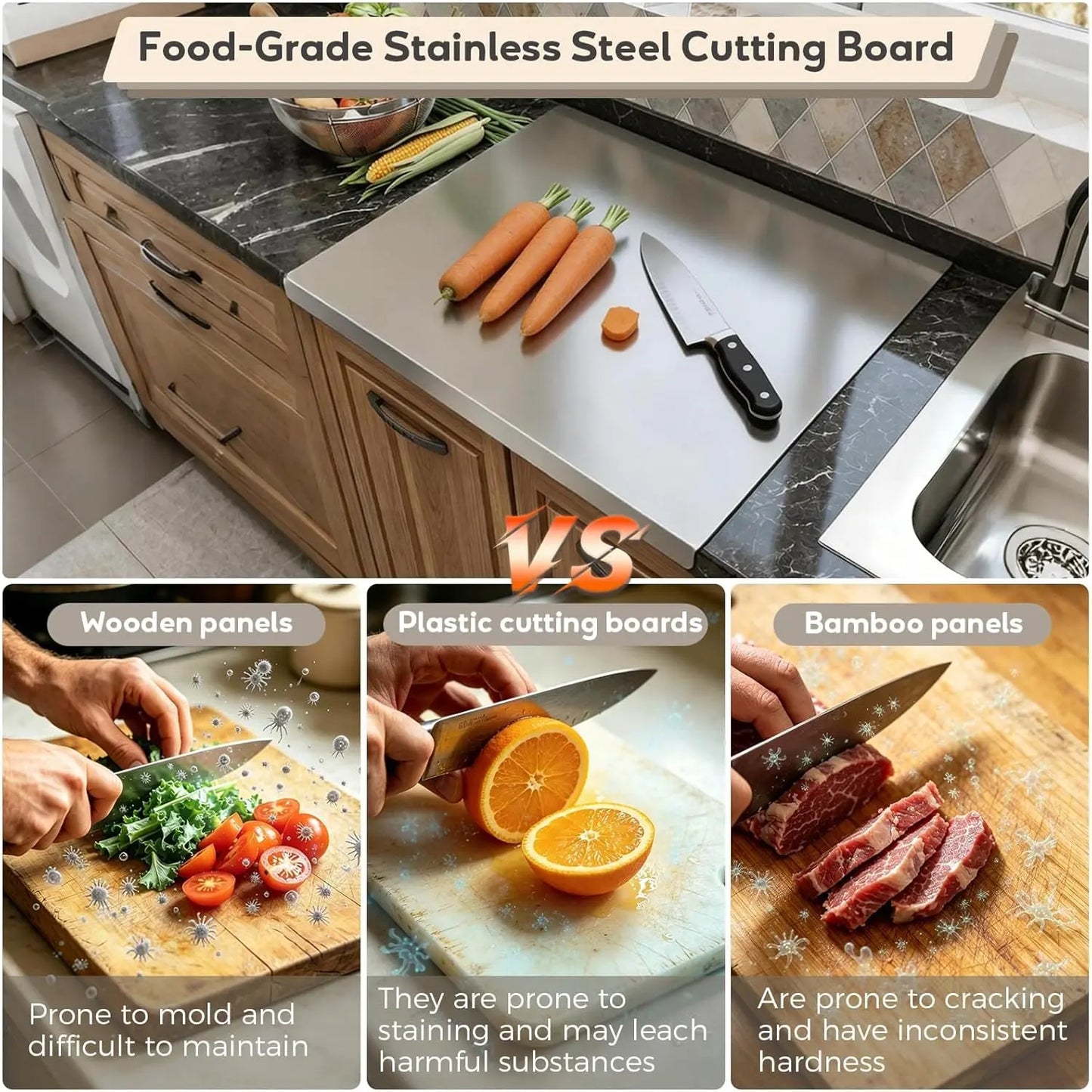 Stainless Steel Cutting Board